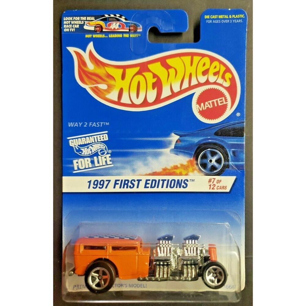 1997 Hot Wheels Ramp Way 2 Fast 1st Ed. 7/12 Premiere Collectors Orange HW11